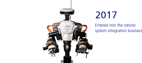 2017 Entered into the robotic system integration business