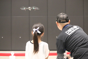 Trying out drone operation