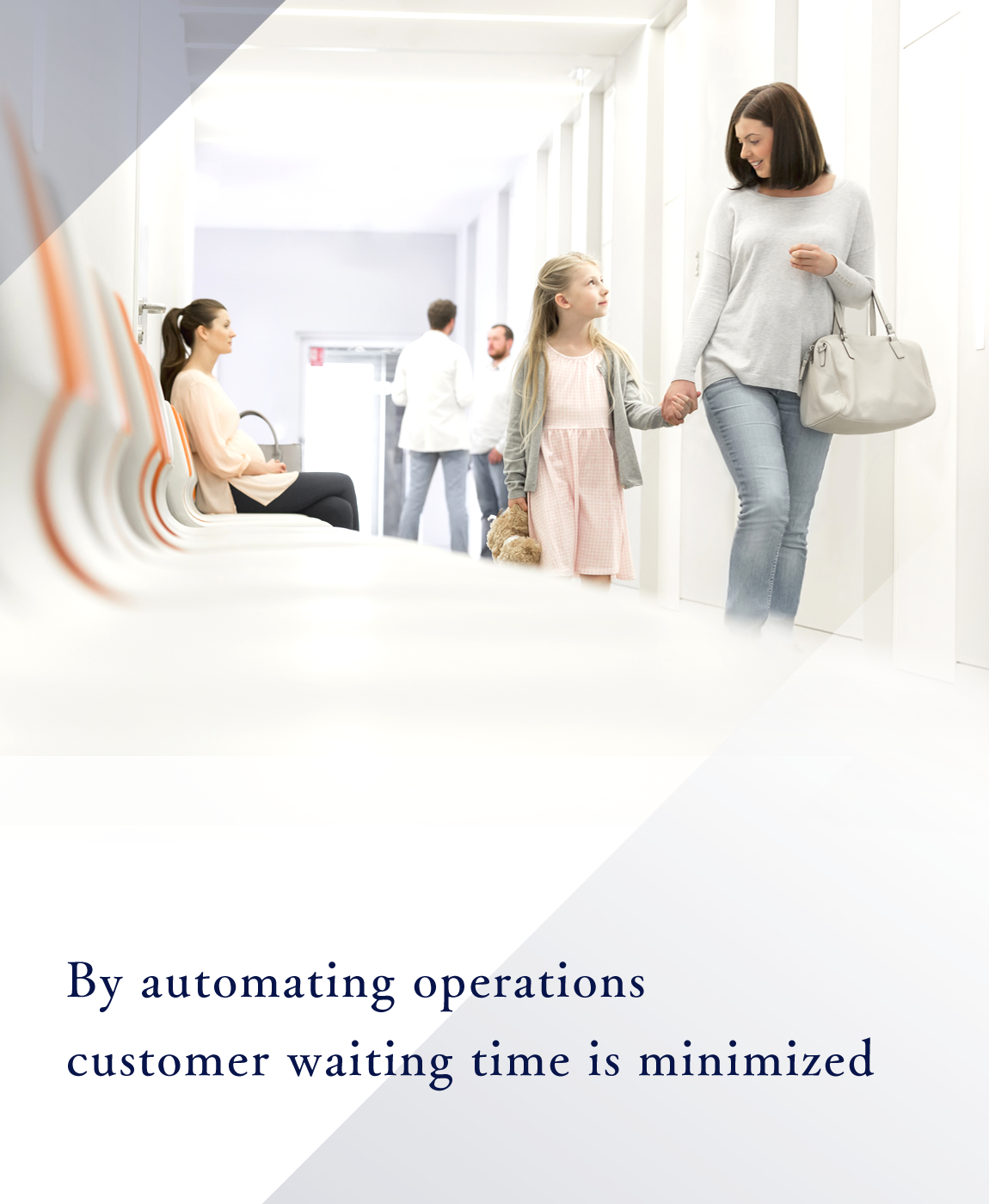 By automating operations customer waiting time is is minimized